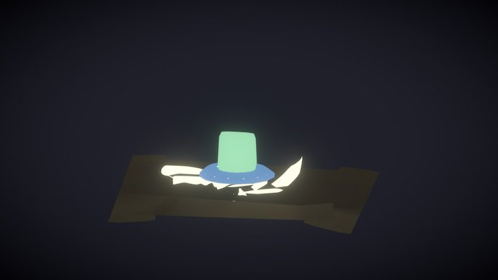 UFO Takeoff 3D Model