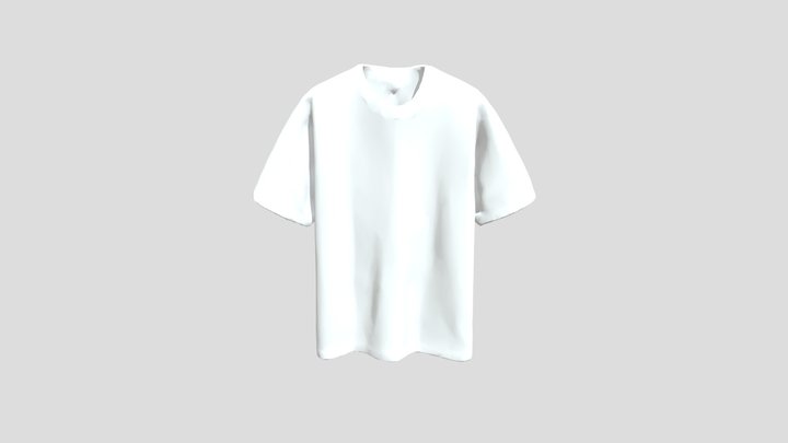 White  tshirt 3D Model