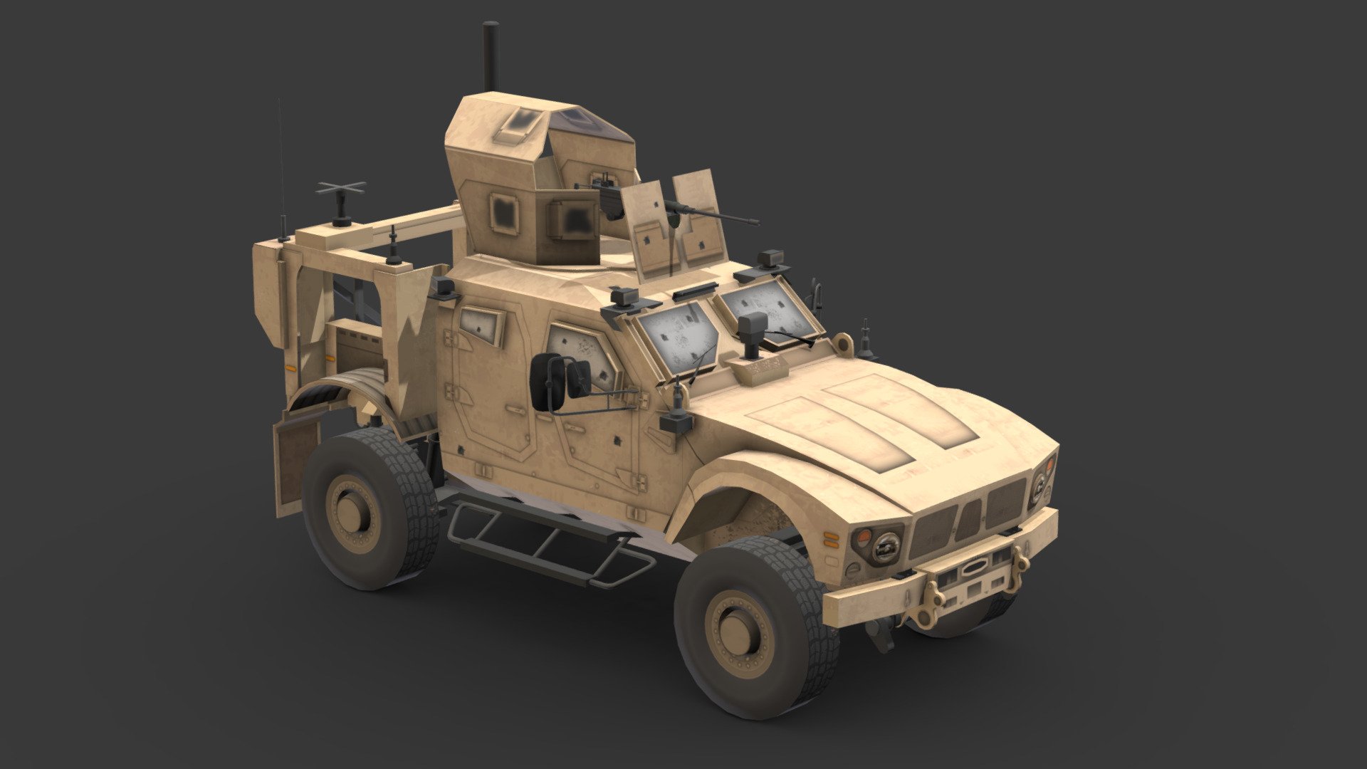 War Vehicle 3D Low-Poly # 6 - Buy Royalty Free 3D model by Sidra ...