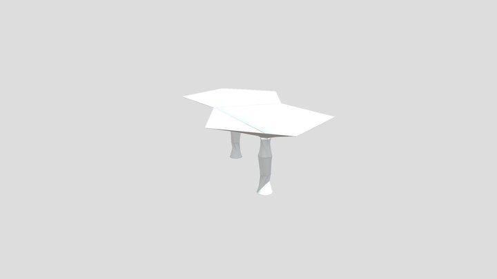 Column Umbrella 3D Model