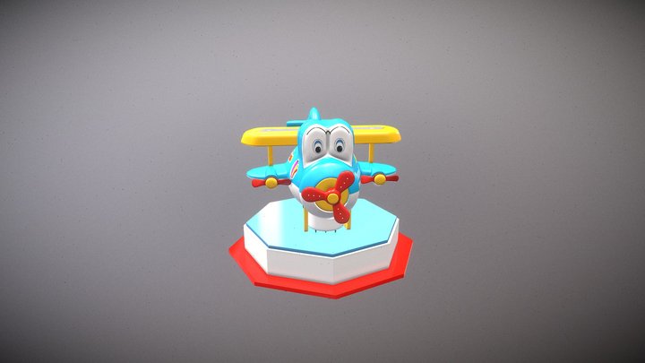 Airplaine Toy 3D Model 3D Model