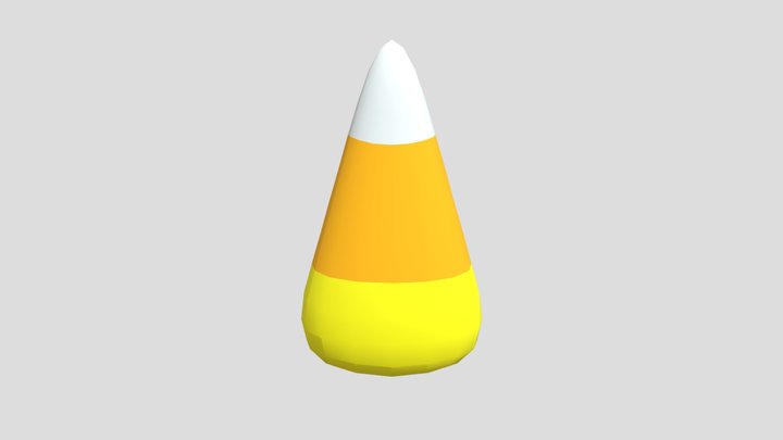 Candy Corn 3D Model