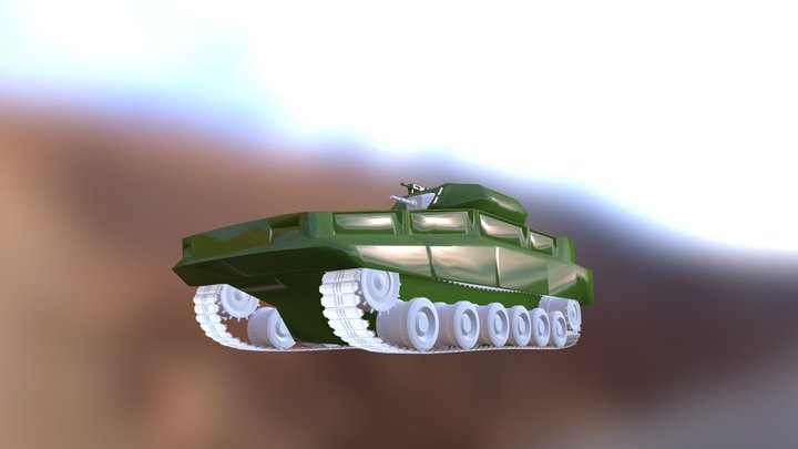 blender 3d tank model 3D Model