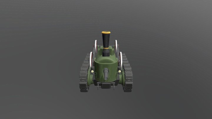 Steam Tank 3D Model