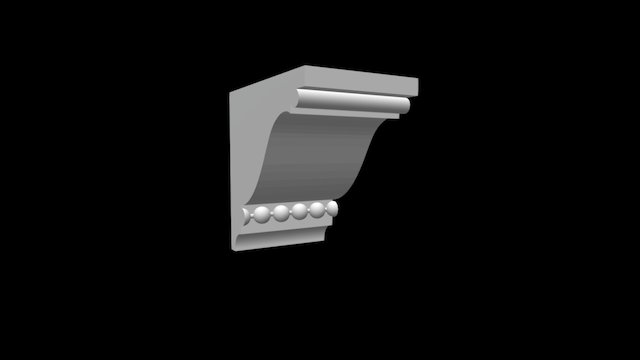 Cornice-D-assembled 3D Model