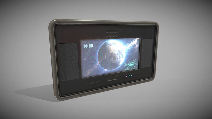 Scifi display - earth – Kostenloses 3D-Modell STL