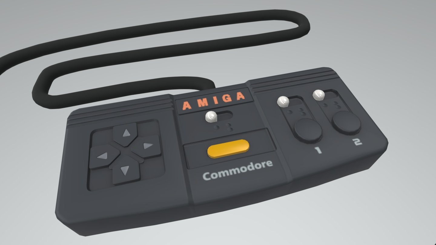 Amiga Fantasy controller - 3D model by smokefumus [821ba84] - Sketchfab