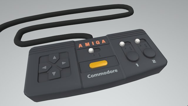 Amiga Fantasy controller 3D Model