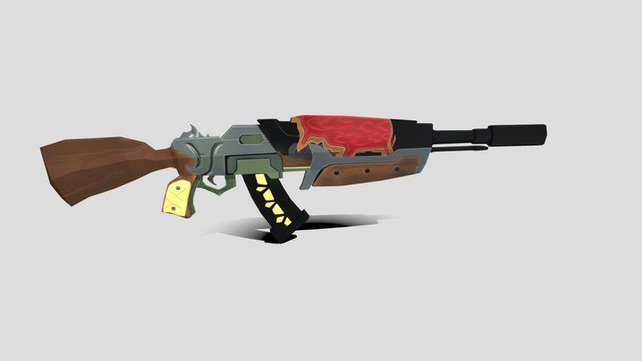 Paladins Gun 3D Model