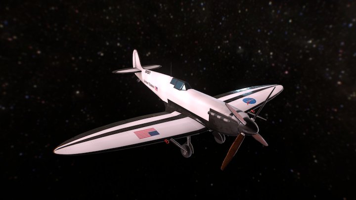 The space plane 3D Model