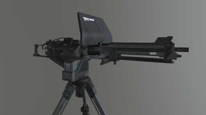 M247H Machine gun 3D Model
