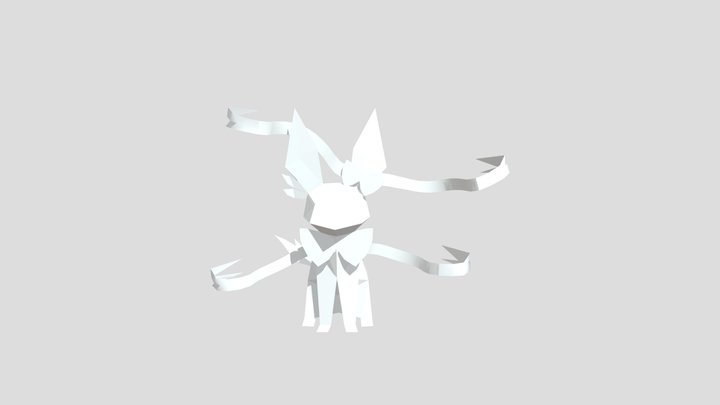 Low Polly Sylveon Papercraft