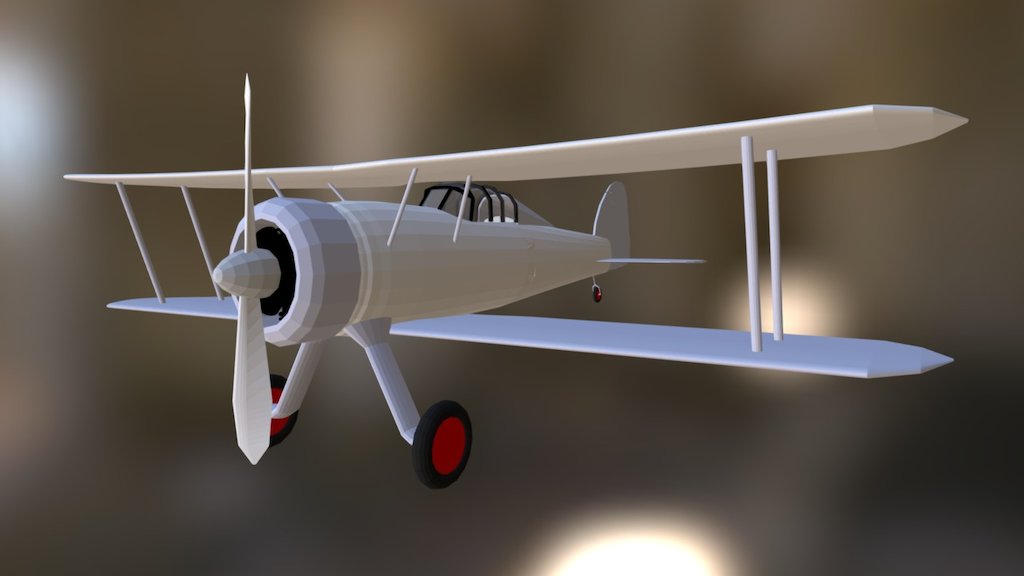 Biplane gloster gladiator