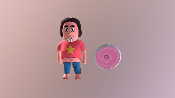 Steven Universe Low Poly 3D Model