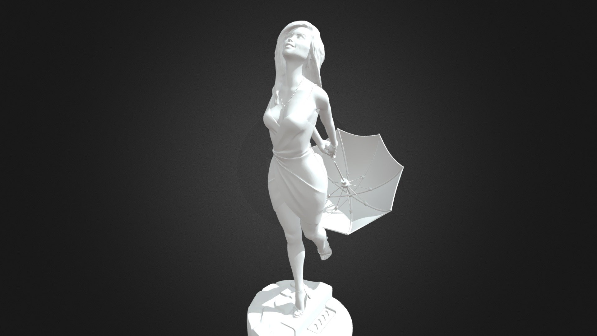 The Rain Is Over. 3D print model.