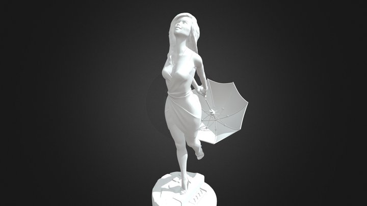 The Rain Is Over. 3D print model. 3D Model