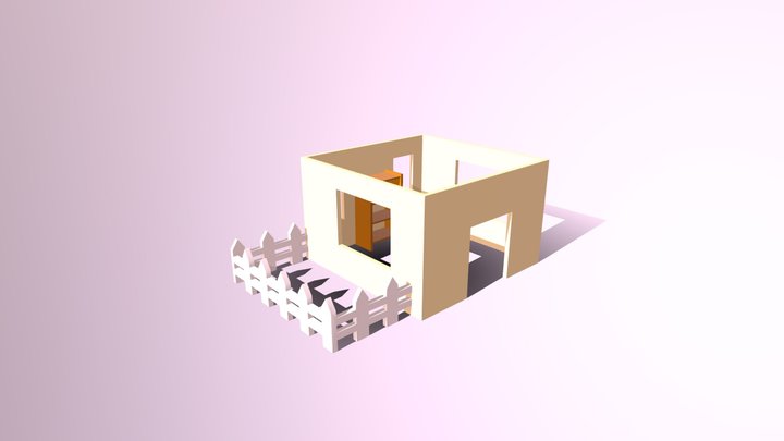Stanza con recinto 3D Model