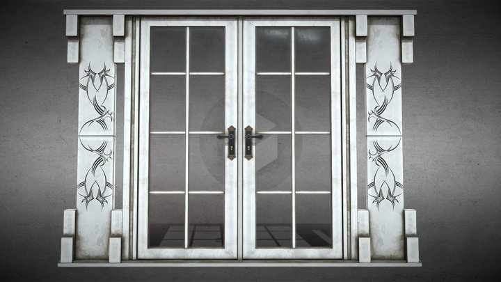 White_Wooden_Door_3_MB – Modello 3D gratuito STL