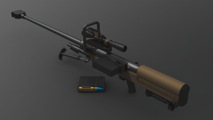 Denel NTW-20 3D Model