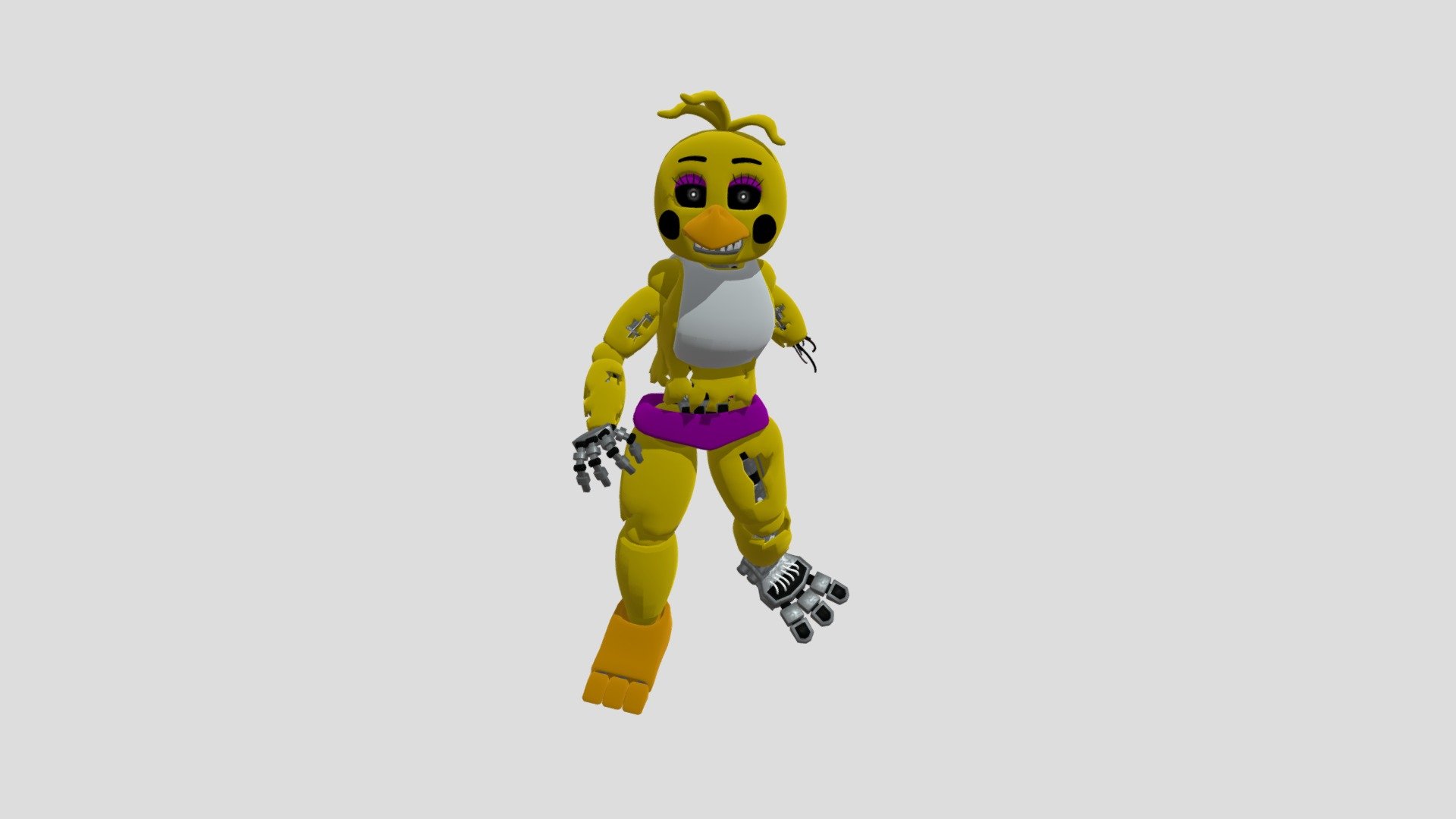 LEGO Chica, Toy Chica, Withered Chica & Phantom Chica (FNA…