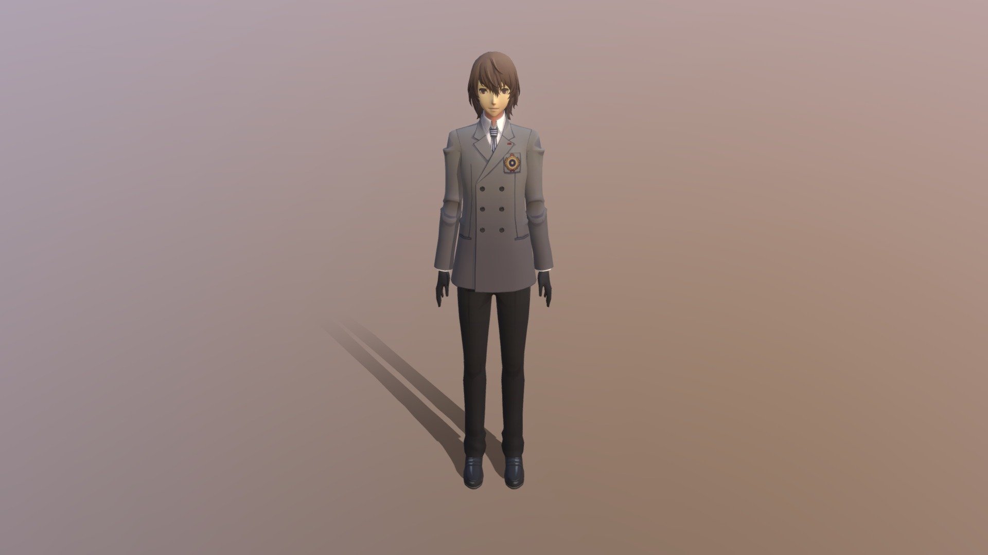 Goro Akechi Winter Elite- Persona 5 - Download Free 3D model by omni ...