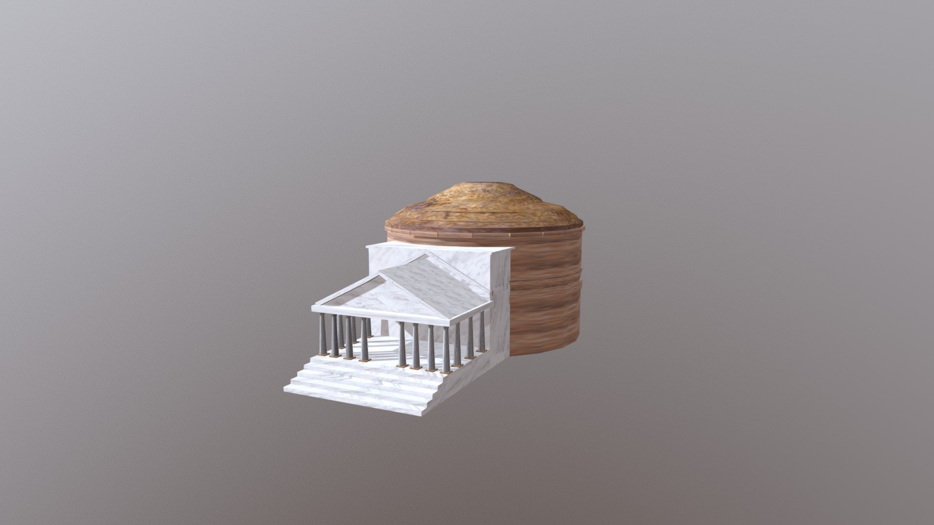 Panteon de Agripa - 3D model by kinkiller (@kinkiller) [8221ae9]