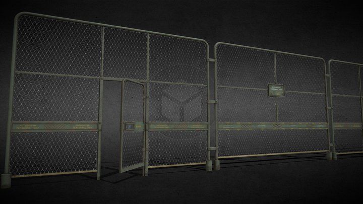 fence   Door   Metal protection-2PART 40MB – Modelo 3D gratuito STL