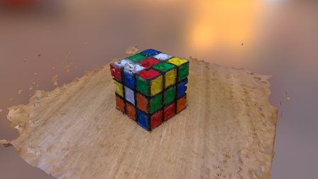 Rubicks cube shuffled 3D Model