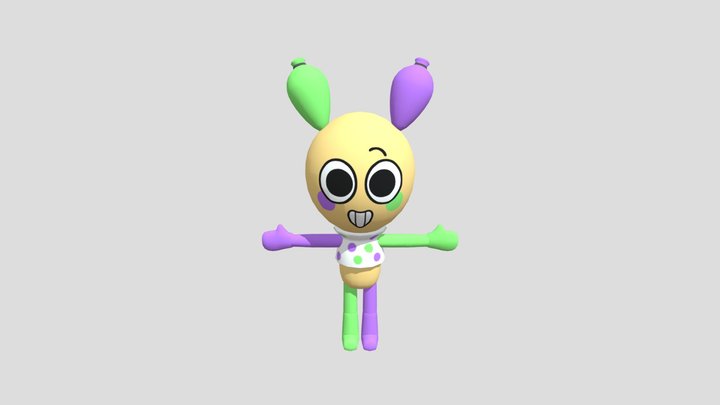 Looey_-_ Dandys_ World 3D Model