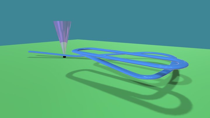 TACAN/ILS Path 3D Model