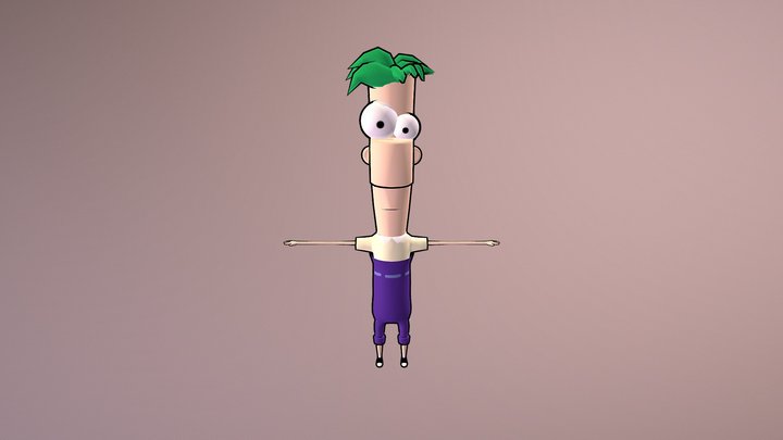 ferb from phineas and ferb 3D Model