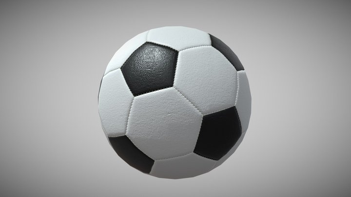 Football 3D Model
