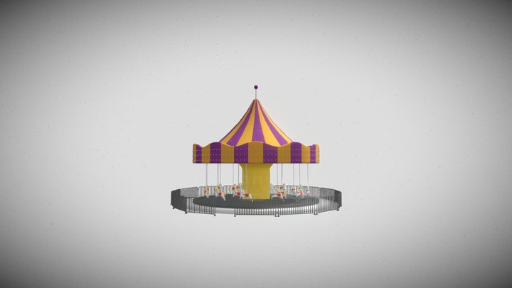 House Wheel Ride 3D Model 3D Model