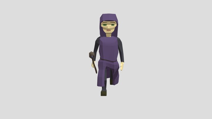Protogonist Mage 3D Model