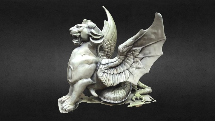 Gargoyle Statue 3D Scan 3D Model