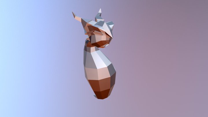Little attacking ghost-Pequeño fantasma atacando 3D Model
