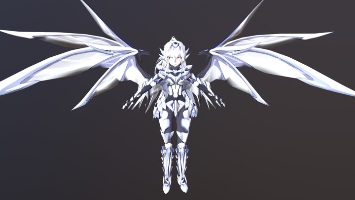 Dragon Girl 3D Model
