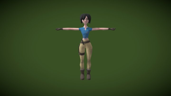Cindy 3D Model