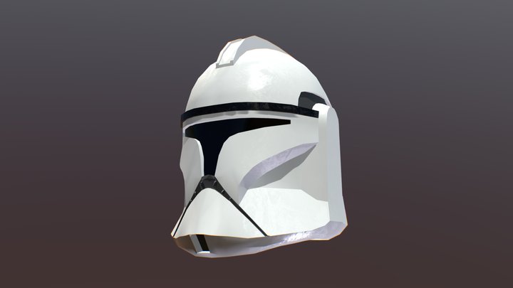 Clone Trooper Phase 1 Helmet 3D Model