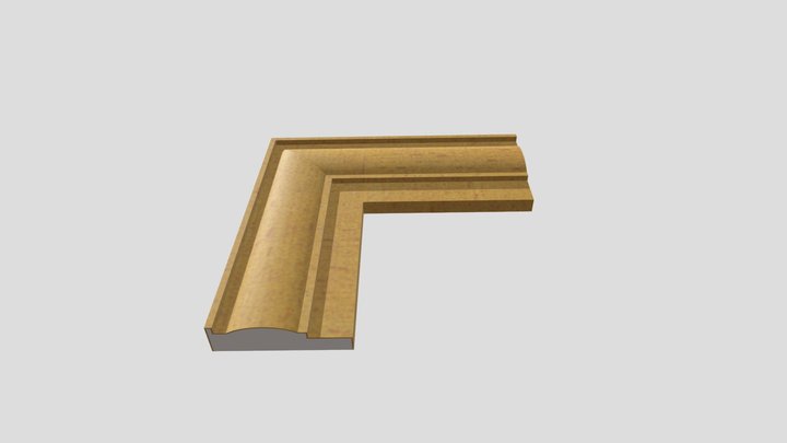Cornice in polistirolo resinato E200 3D Model