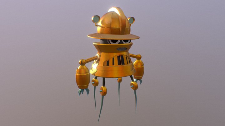 Gold Boy 3D Model