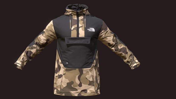 North Face Jacket 3D Model