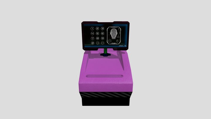 Scifi Modular Table Biometric Identification M – Gratis 3D-model STL