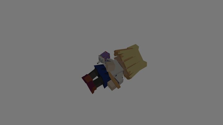 Neco arc dies, the end. 3D Model