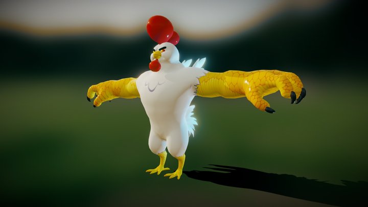 The Cluckening - Monster Nugget 3D Model