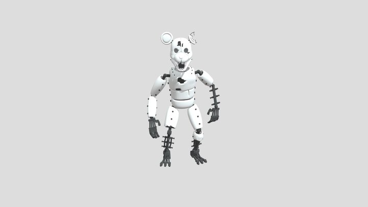 Withered Rat 3D Model