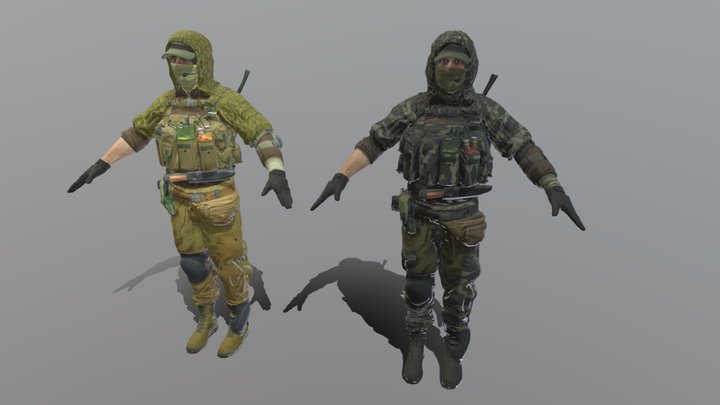 Battlefield 4 - RGF Recon – Kostenloses 3D-Modell STL