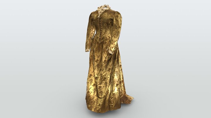 Gold Dress – Modello 3D gratuito STL
