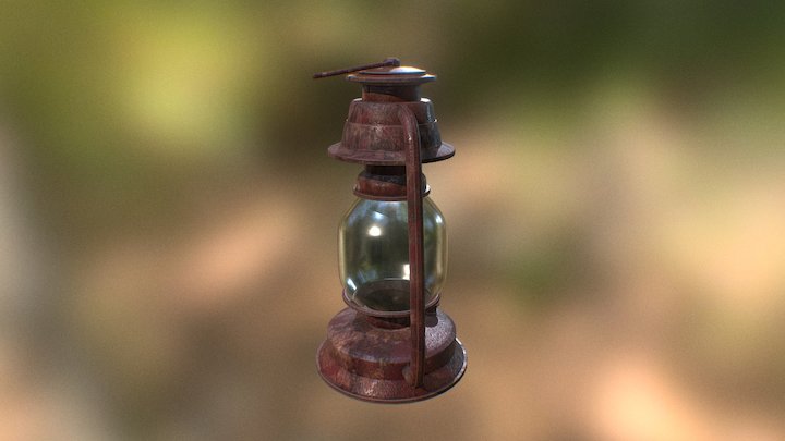 Rusty Lantern 3D Model