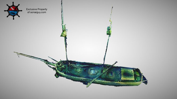 The Nellie P. Downey - Lake Ontario 3D Model